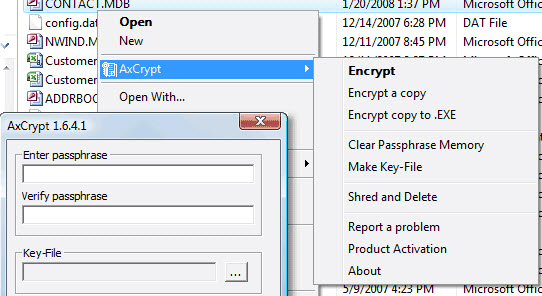 axcrypt file secure