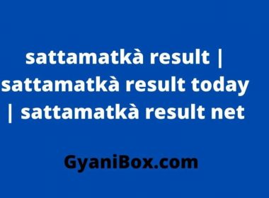 Sattamatkà Result Net Result