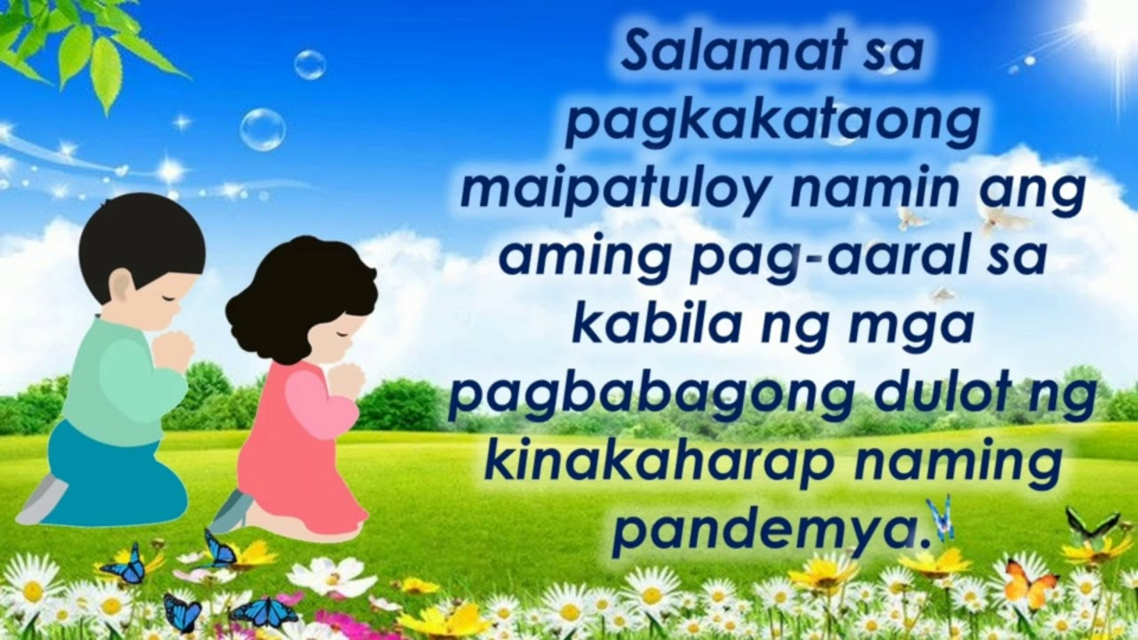 Short Closing Prayer For Work Tagalog